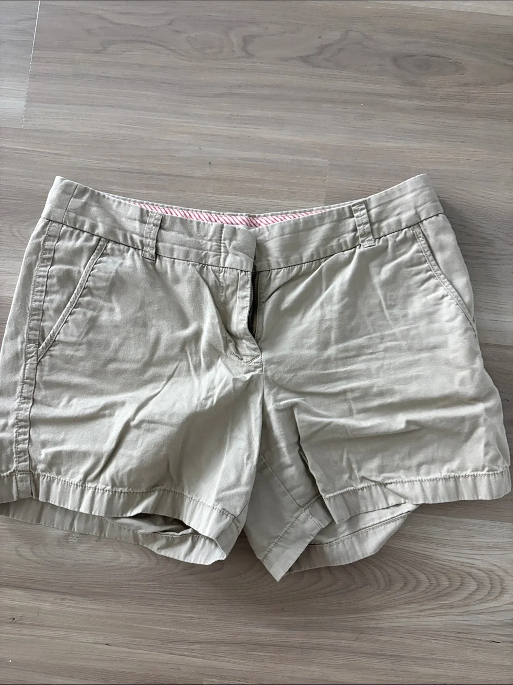 J. Crew Beige Casual Cotton Bermuda Shorts